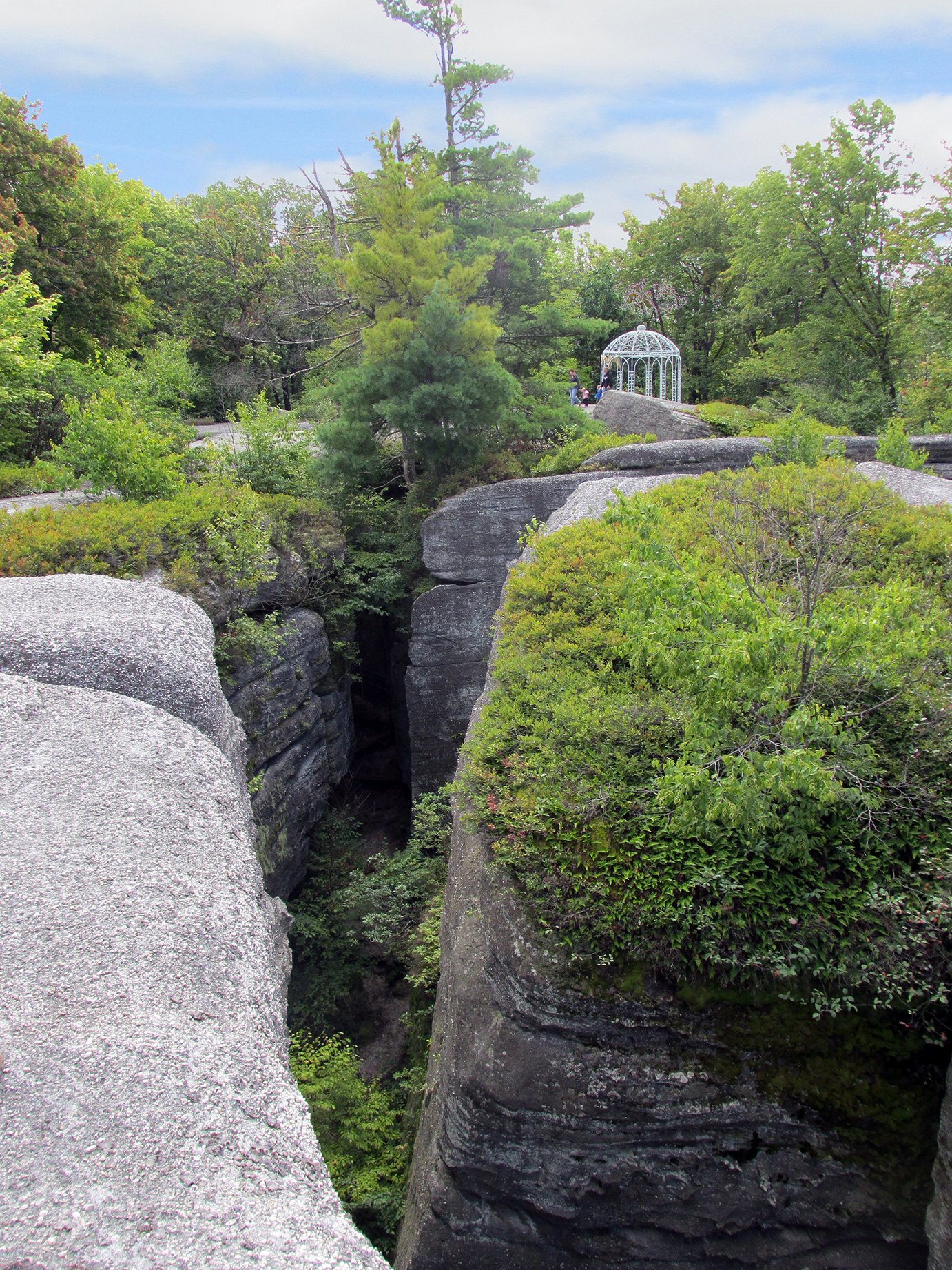 View of Top of Rock City State Park Summer